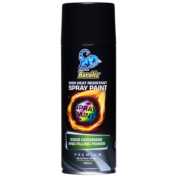 Bareliz BA-P2 4110 High Heat Resistant Spray Paint 450 ml